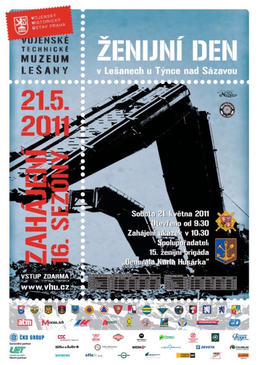 2.ženijní den - muzeum VHÚ Praha - Lešany u Týnce nad Sázavou 21.května 2011