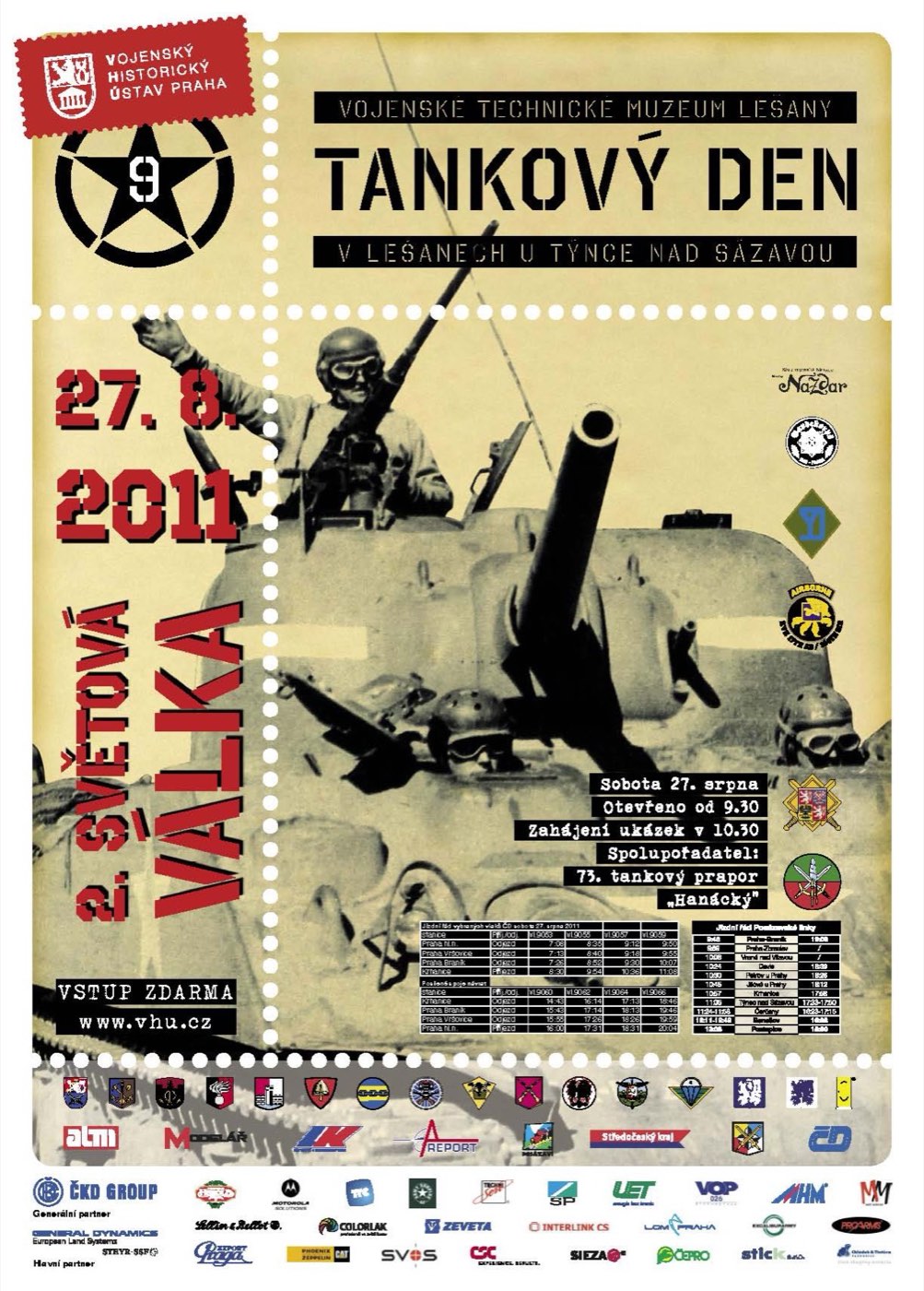 27. srpna - 9.tankový den