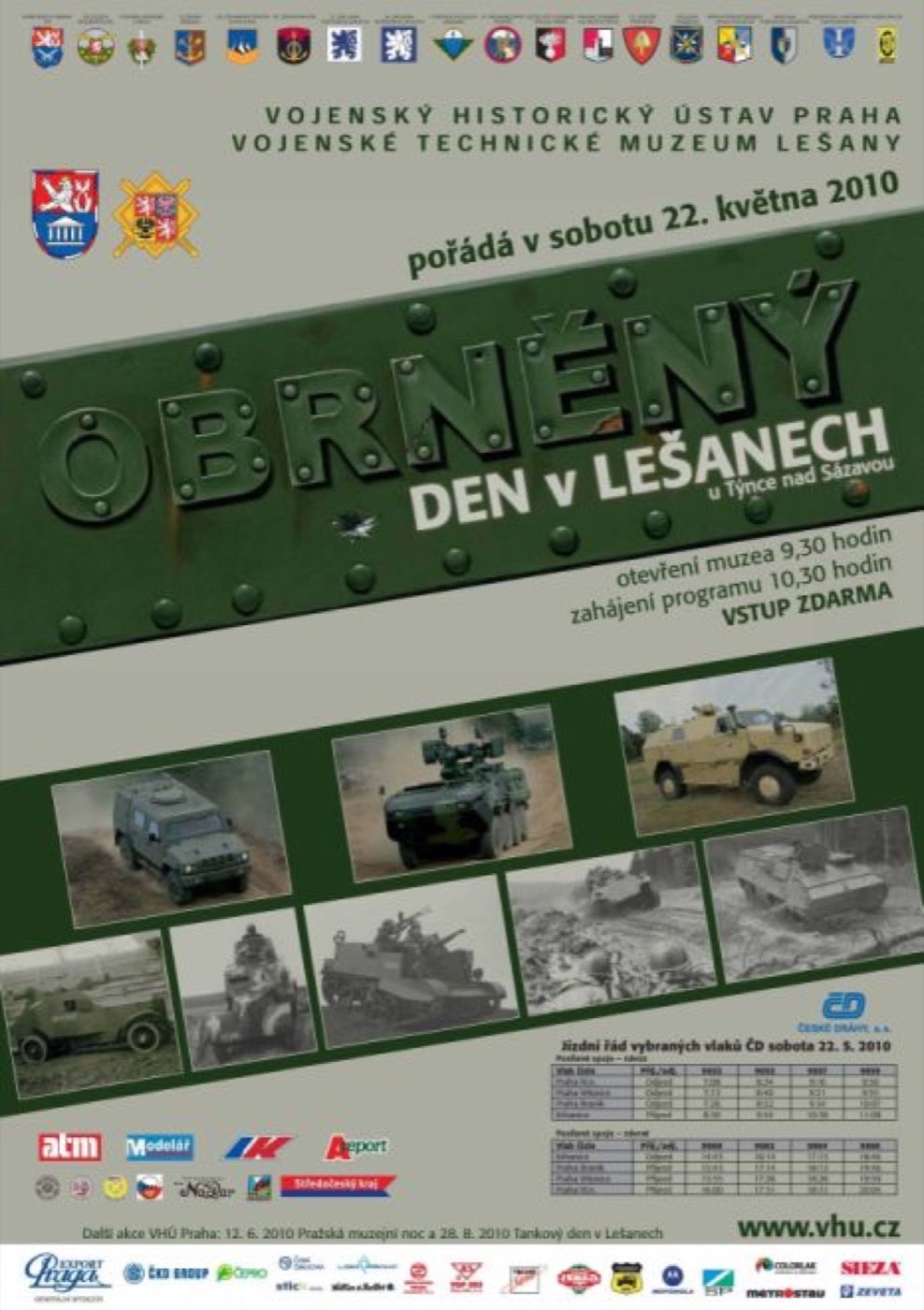 OBRNĚNÝ DEN v Lešanech u Prahy 22.května od 10.00 hodin