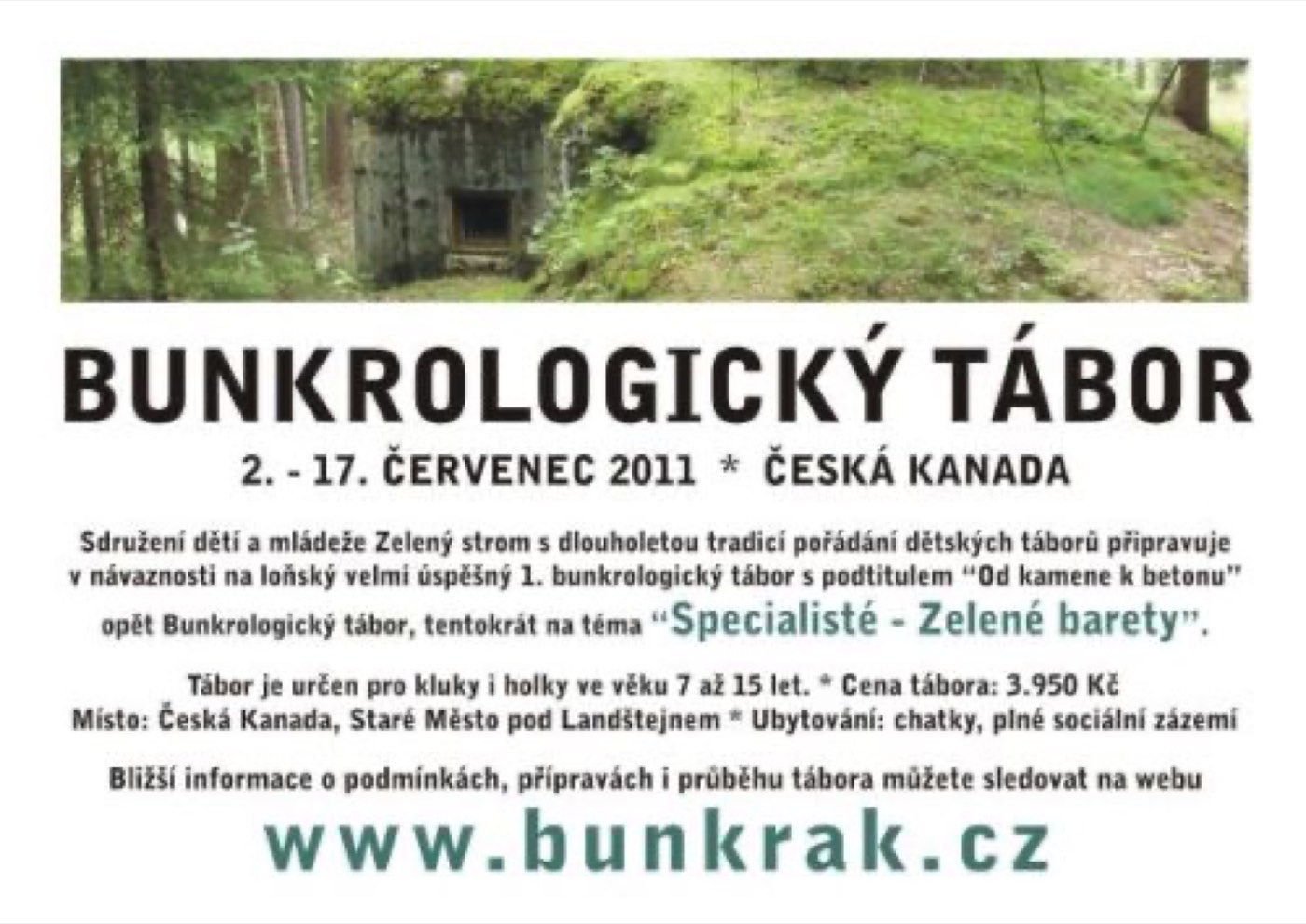 BUNKROLOGICKÝ TÁBOR