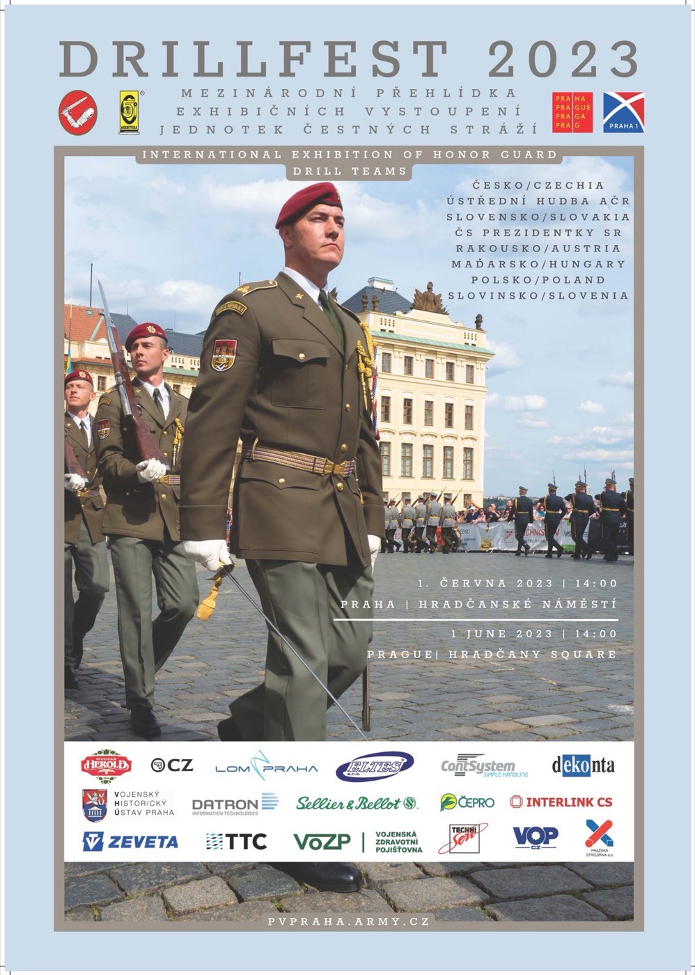 DrillFest 2023 Praha Hradčanské náměstí 1.6.2023