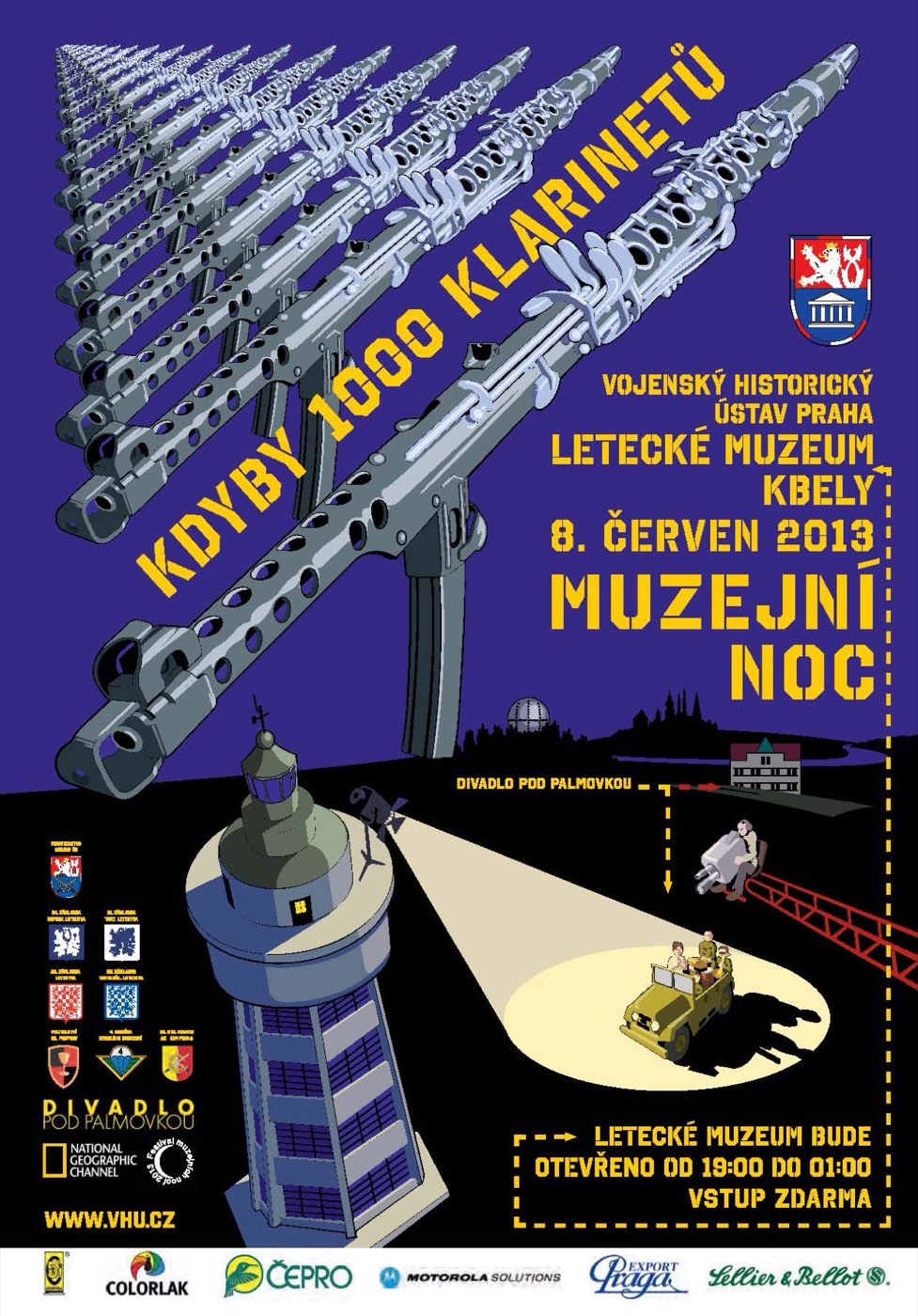 MUZEJNÍ NOC KDYBY 1000 KLARINETU S politováním oznamujeme, že 4.6.2012 byla tato akce v důsledku povodní zrušena.