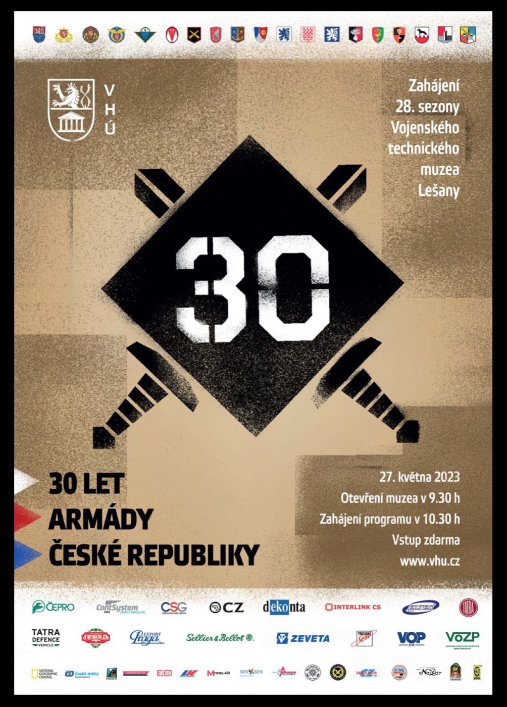 Zahájen sezóny v Lešanech- 30 LET ARMÁDY ČESKÉ REPUBLIKY