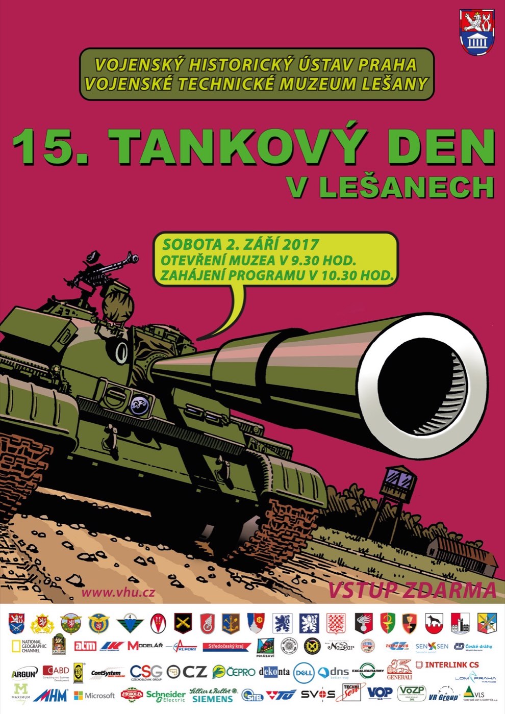 15. Tankový den - Lešany u Týnce nad Sázavou 2.9.2017