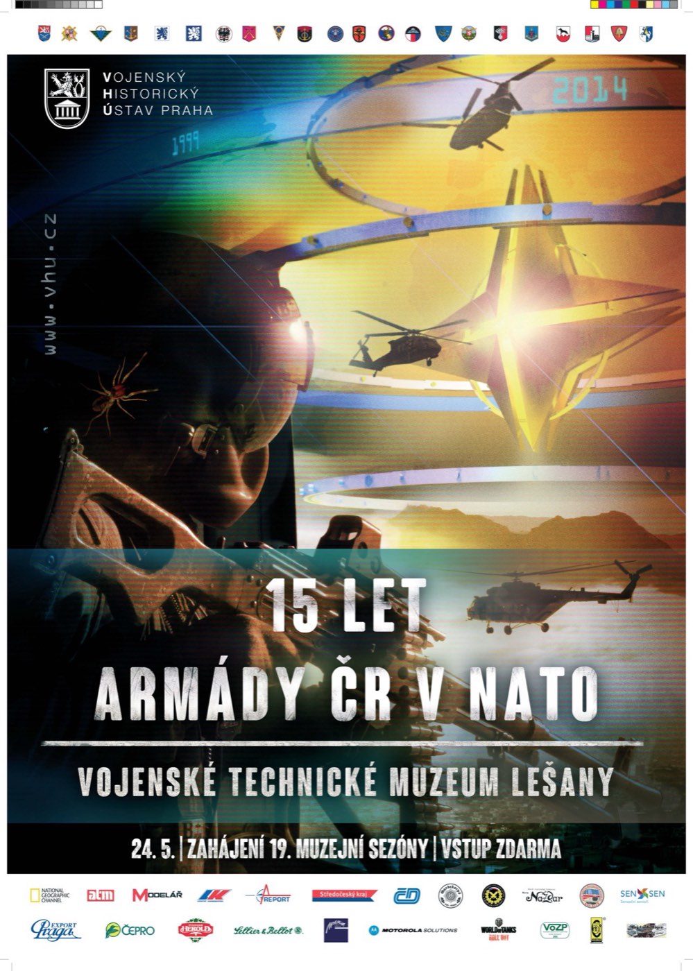 15 let armády ČR v NATO - 24.5.2014 Vojenské technické muzeum VHÚ Praha - Lešany