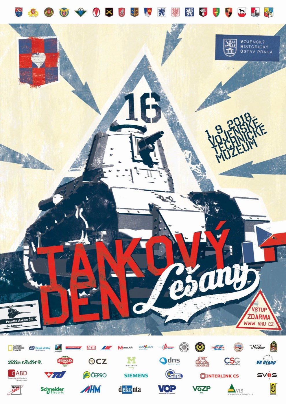 16. Tankový den v Lešanech - 1. září 2018
