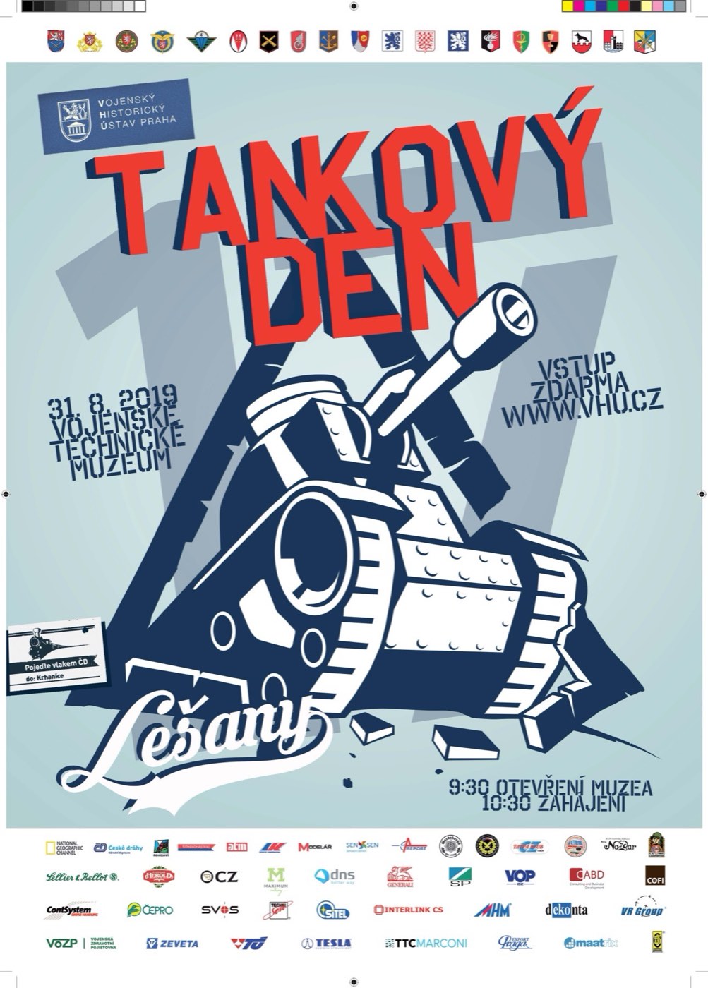 17. Tankový den - 31.8.2019 Lešany u Týnce nad Sázavou