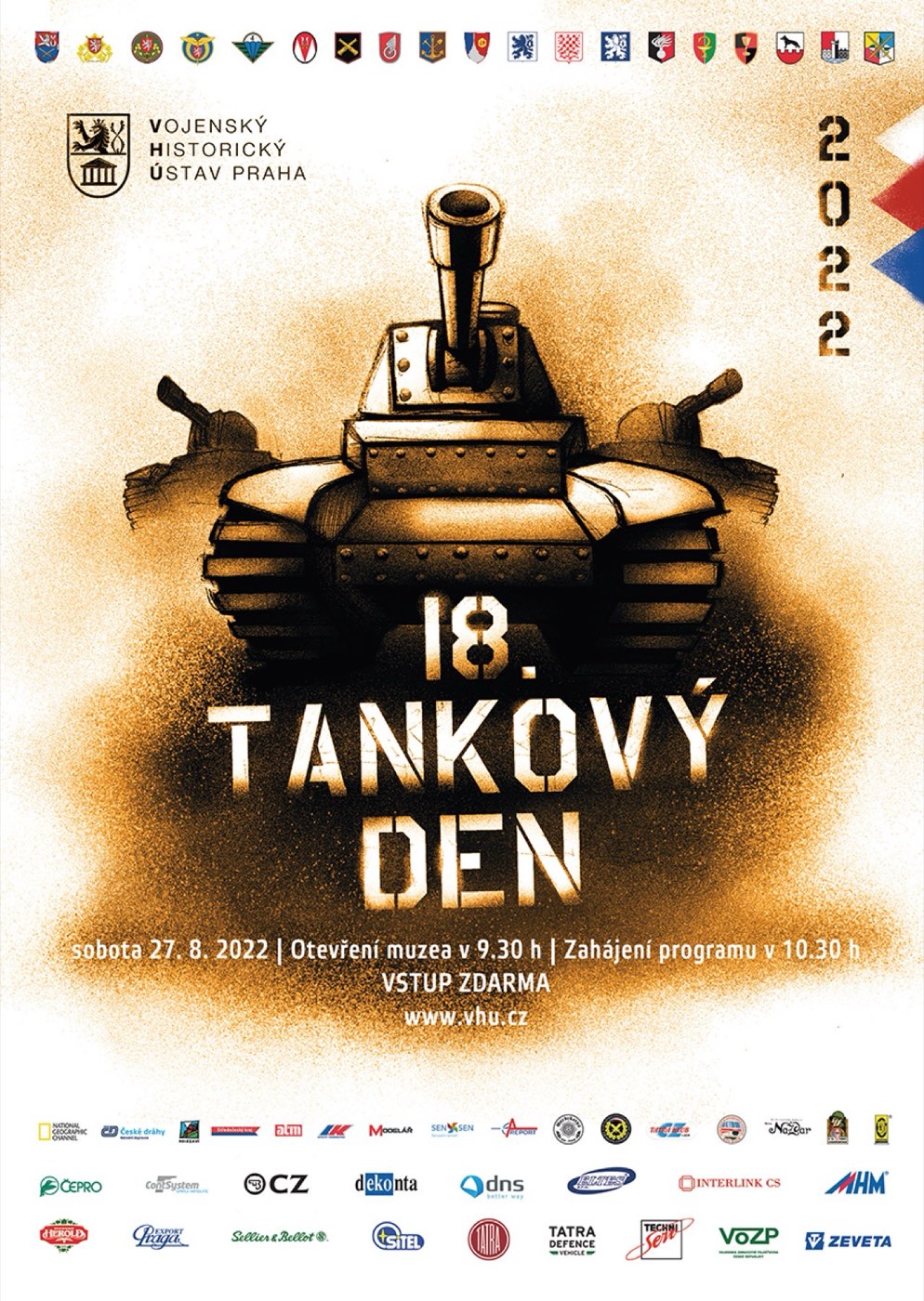 18. Tankový den ve Vojenském technickém muzeu VHÚ Praha v Lešanech u Týnce nad Sázavou 27.8.2022